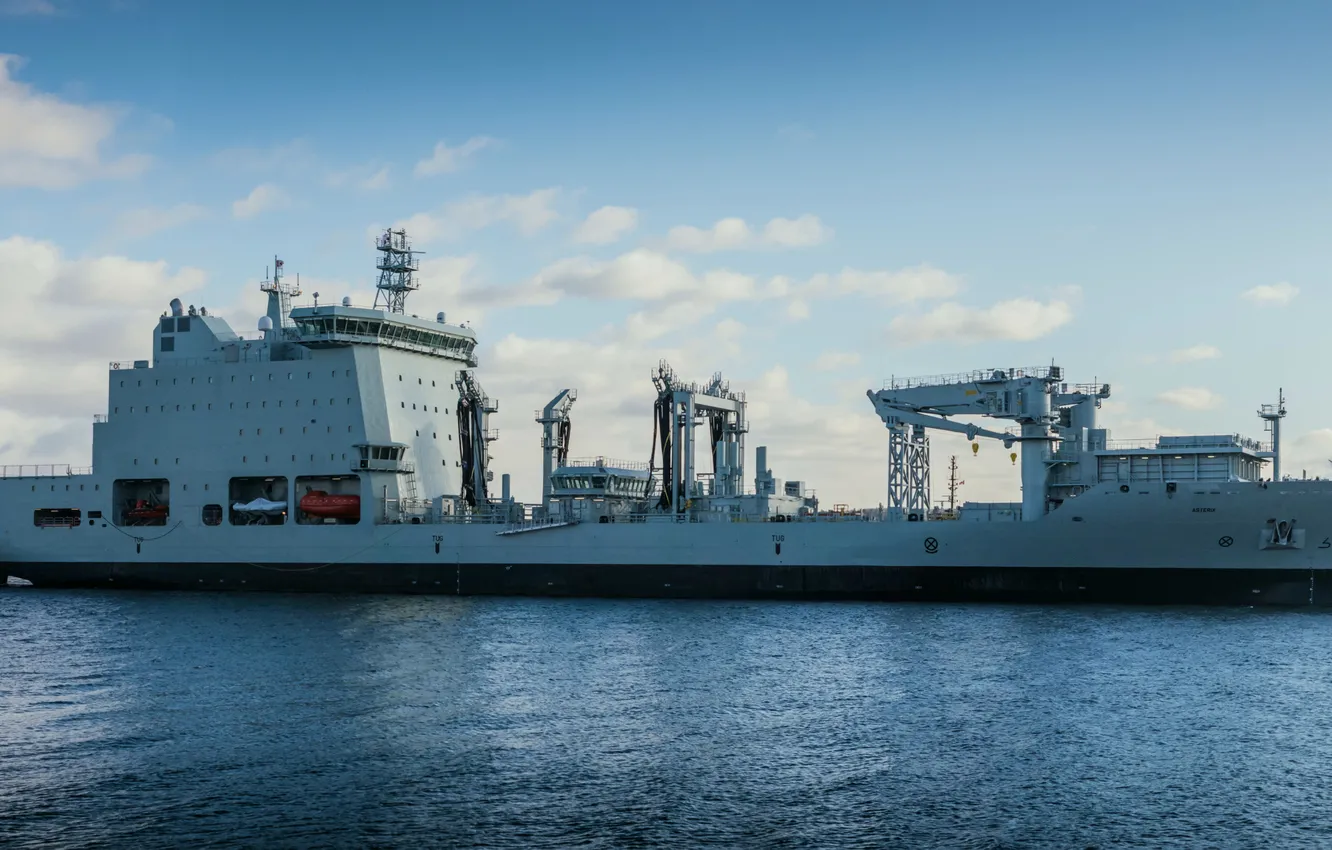 Photo wallpaper Canada, the supply ship, HMCS Asterix