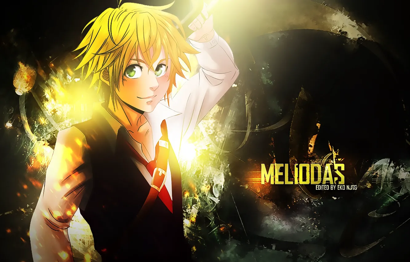 Photo wallpaper anime, art, guy, The seven deadly sins, nanatsu no taizai, Melides