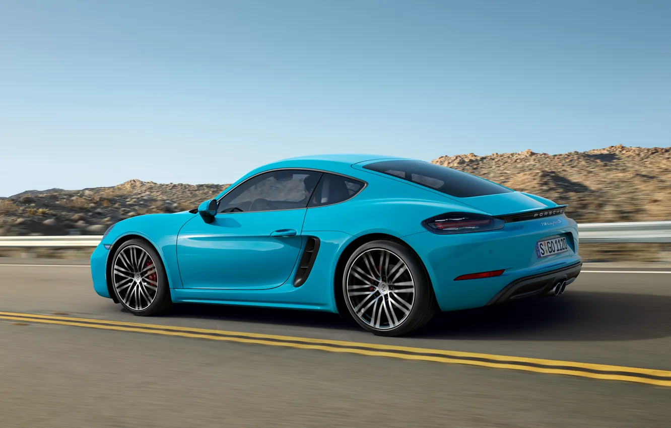 Photo wallpaper Porsche, Cayman, Porsche, Caiman