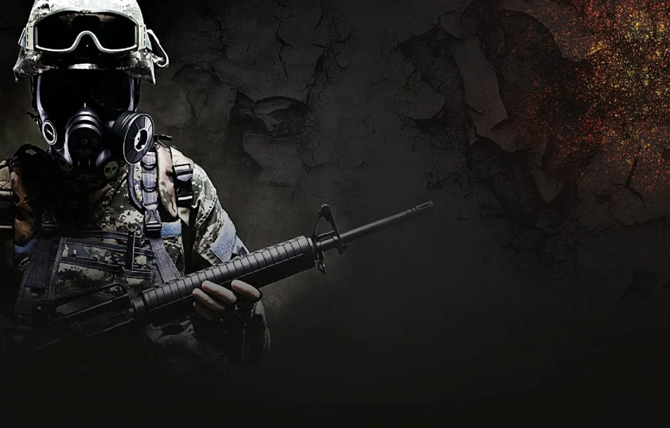Photo wallpaper weapons, special forces, csgo