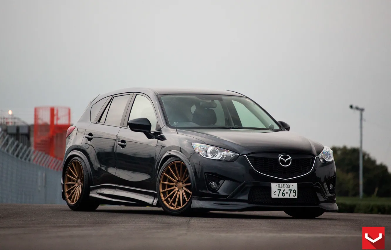 Photo wallpaper Mazda, Vossen, Wheels, VFS2, 2014 - 1044, CX5