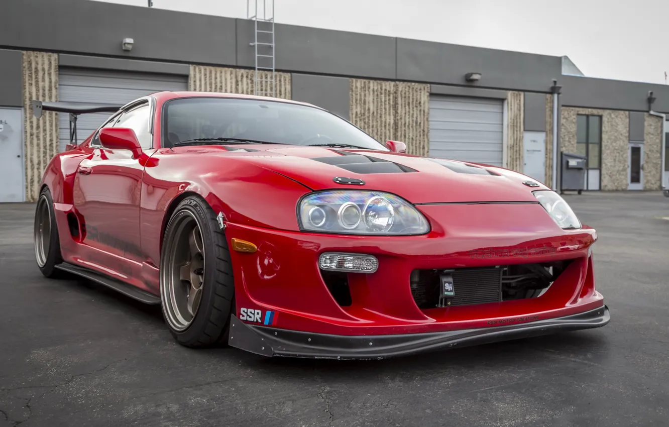 Photo wallpaper Toyota, Supra, Street, Super, Tires, Launch, Calendar, Toyo