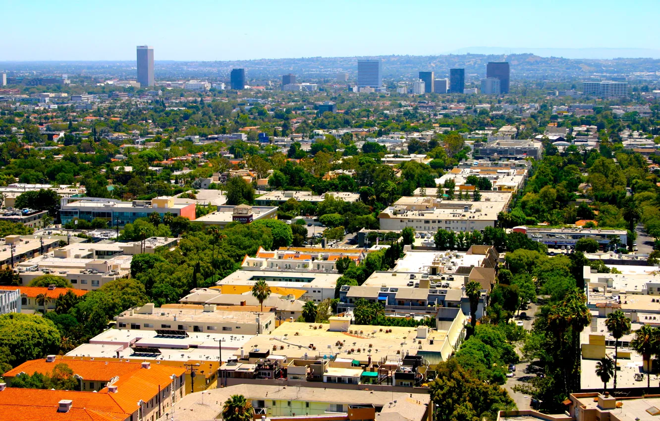 Photo wallpaper city, the city, CA, USA, USA, Los Angeles, California, Los Angeles