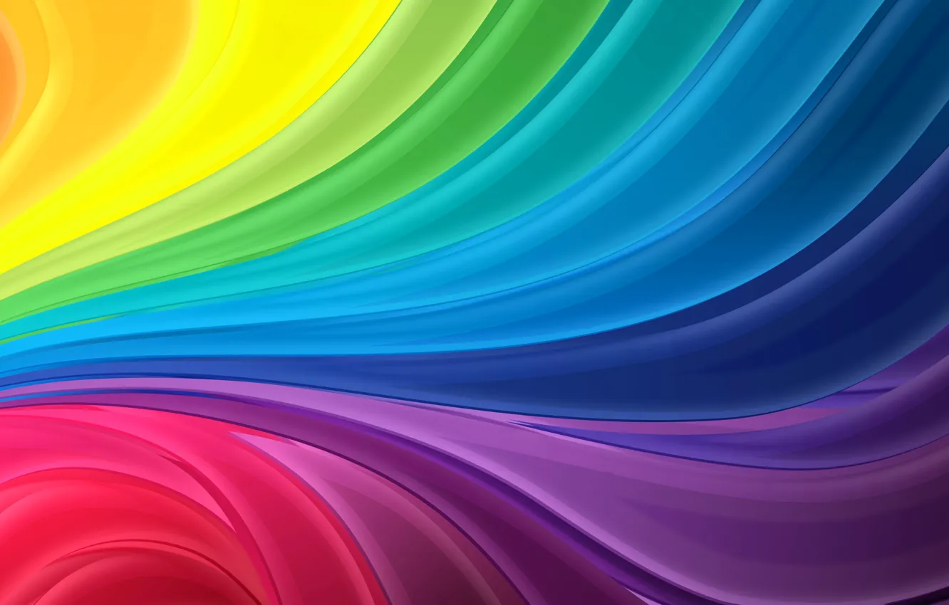 Photo wallpaper pattern, paint, rainbow