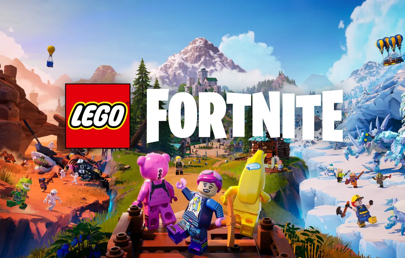Photo wallpaper Games, LEGO, Fortnite, 2024 Games