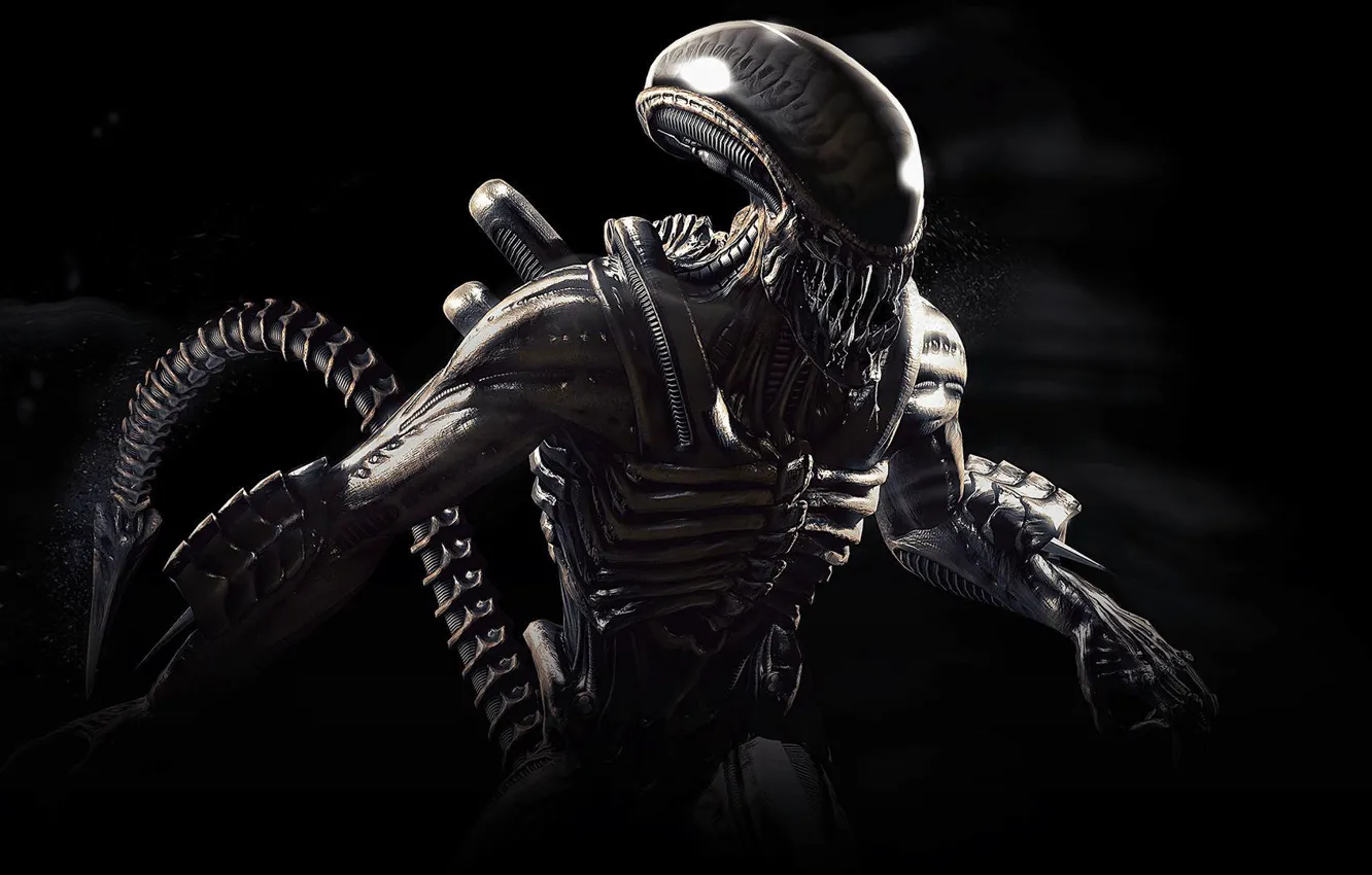 Photo wallpaper alien, xenomorph, Mortal Kombat X