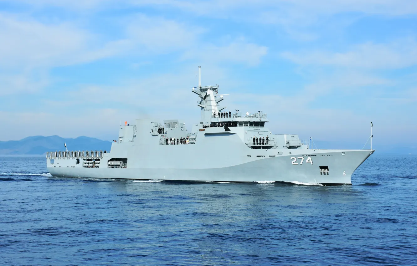 Photo wallpaper patrol ship, Pakistan Navy, PNS Yamama