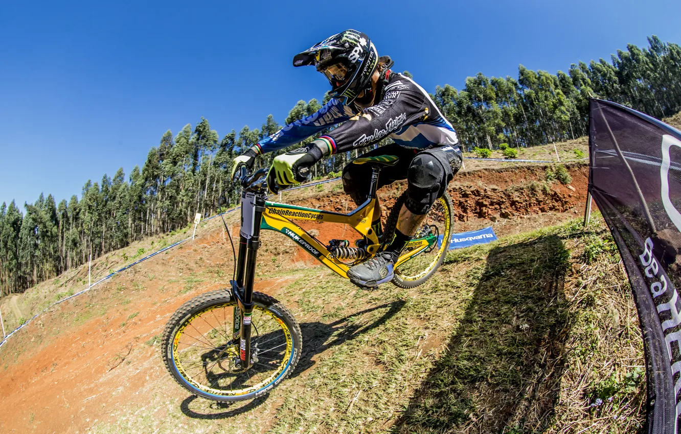 Photo wallpaper bike, race, sport