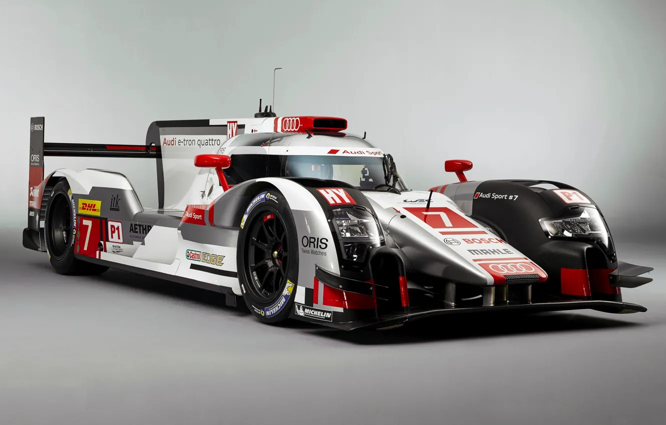 Photo wallpaper Audi, Audi, quattro, R18, e-Tron, 2015