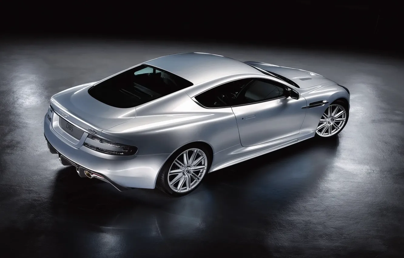 Photo wallpaper Aston Martin, silver