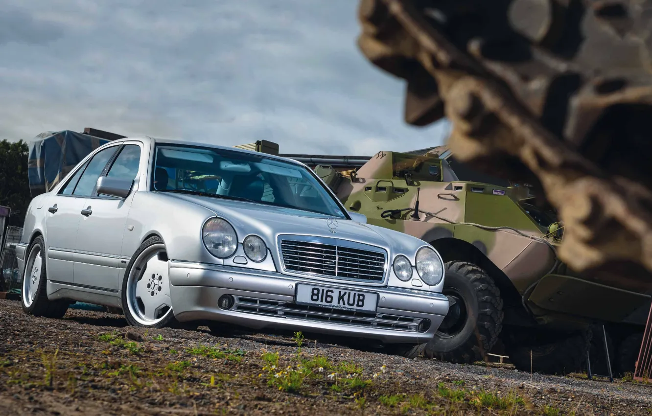 Photo wallpaper AMG, W210, E55, Mercedes - Benz