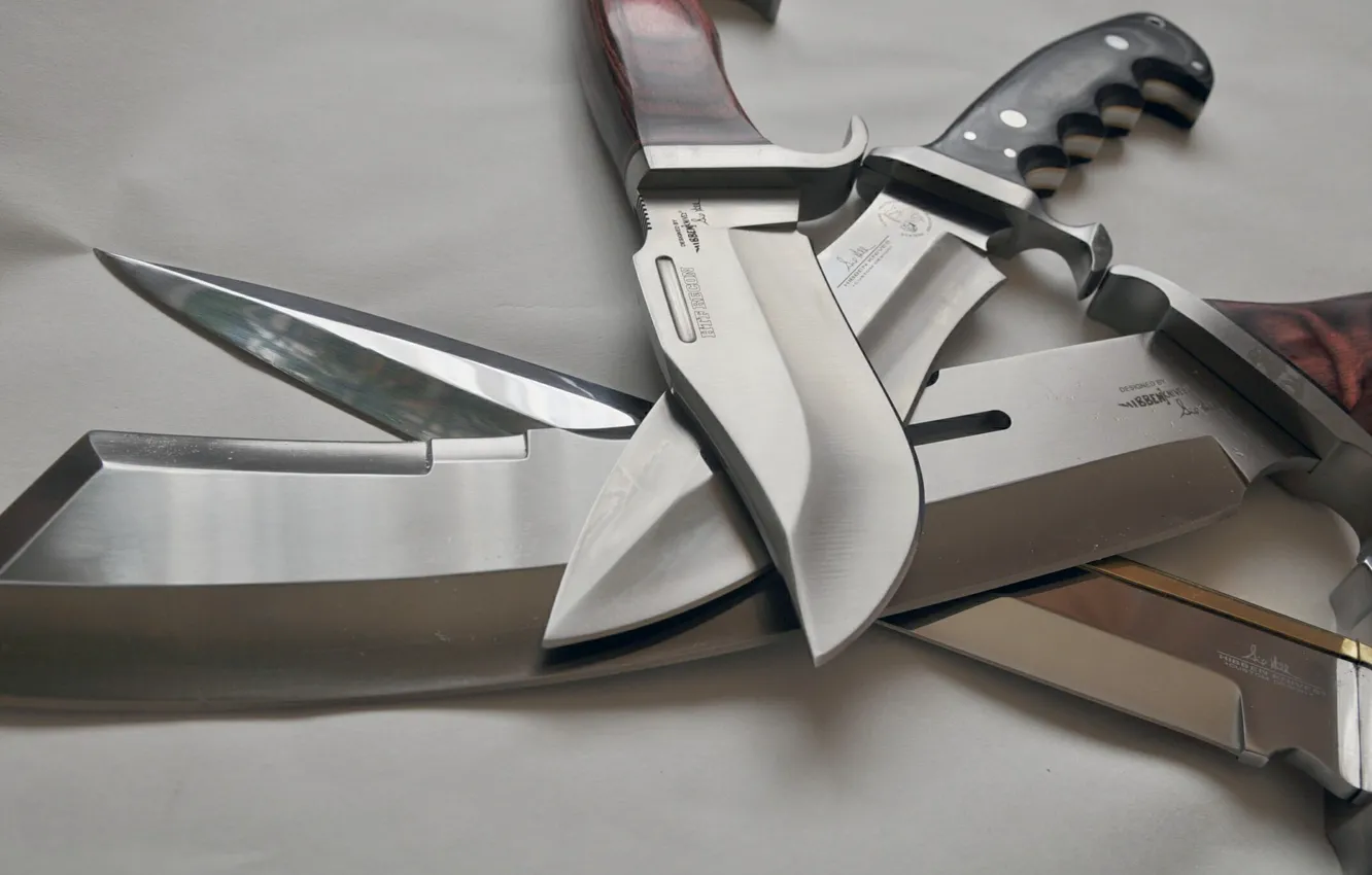 Photo wallpaper steel, knife, cold, blade