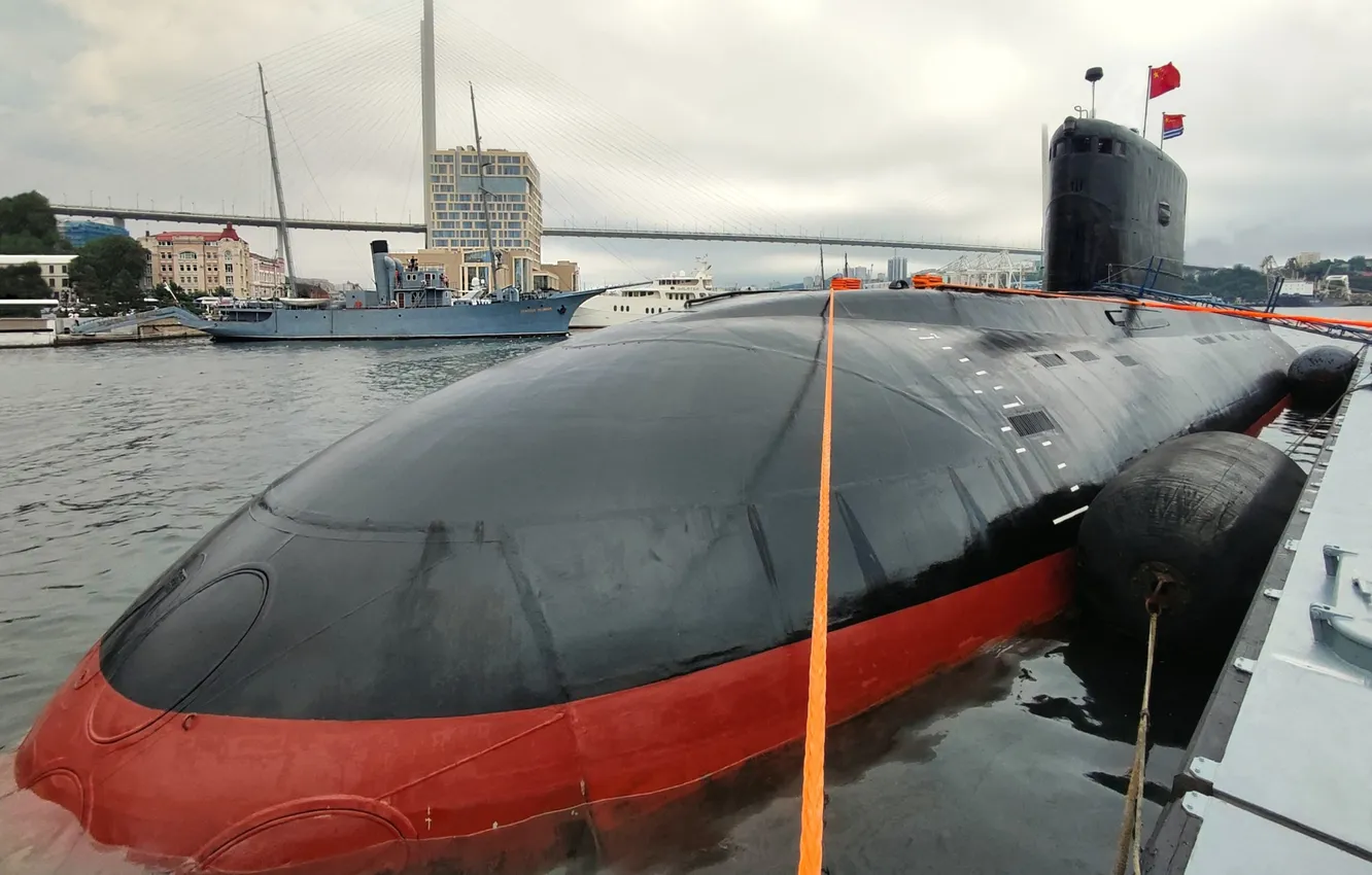 Photo wallpaper China, submarine, Diesel-electric