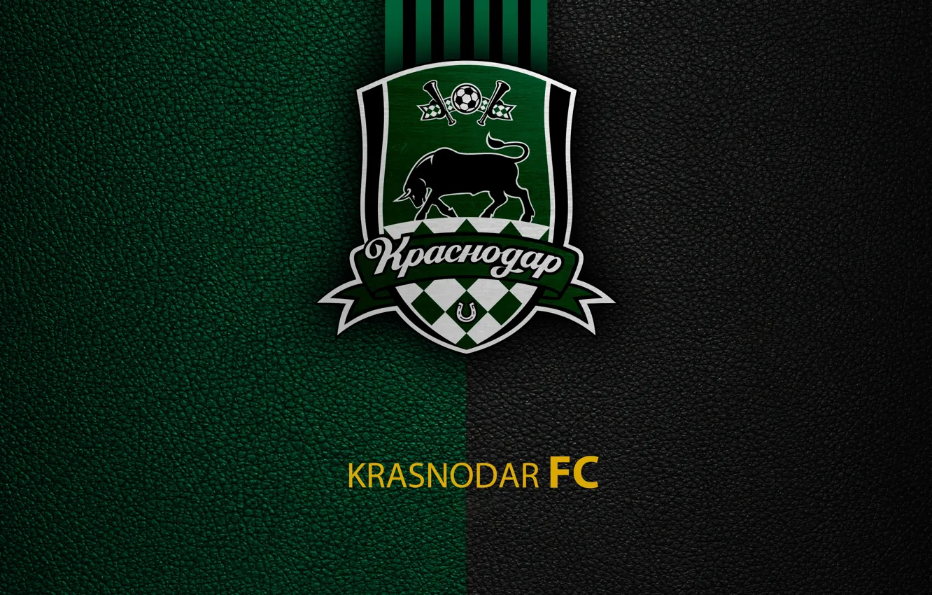 Photo wallpaper Logo, Football, Soccer, Emblem, Russian Club, FC Krasnodar