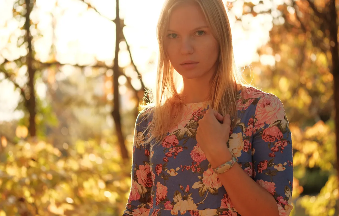 Photo wallpaper summer, girl, Masha