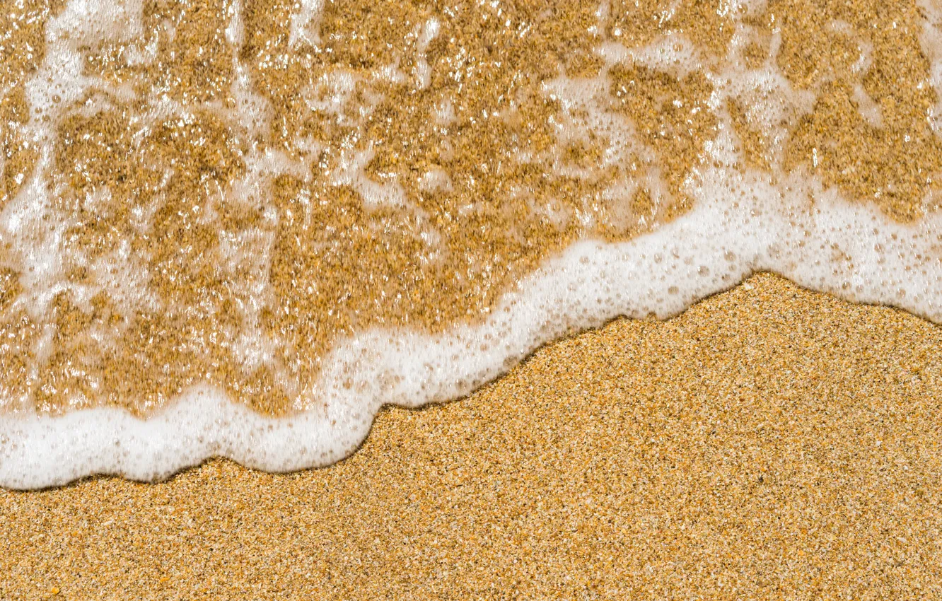 Photo wallpaper sand, sea, wave, beach, summer, summer, beach, sea