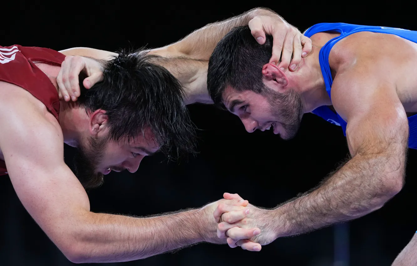 Photo wallpaper Olympic games, wrestling, Artur Nayfonov