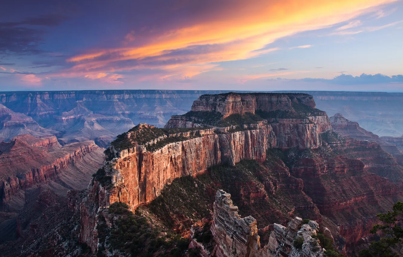 Photo wallpaper landscape, mountains, canyon, Grand Canyon