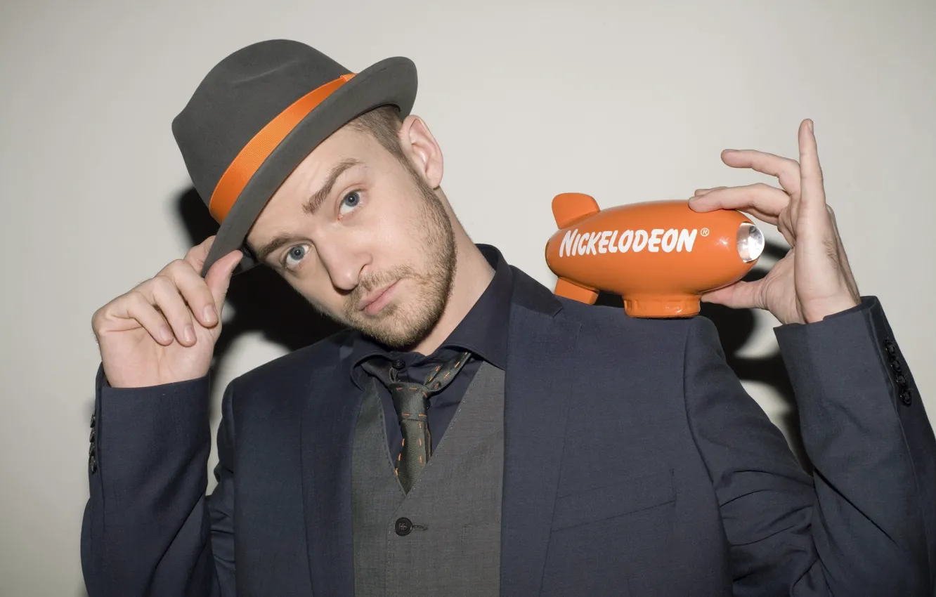 Photo wallpaper hat, actor, singer, Justin Timberlake