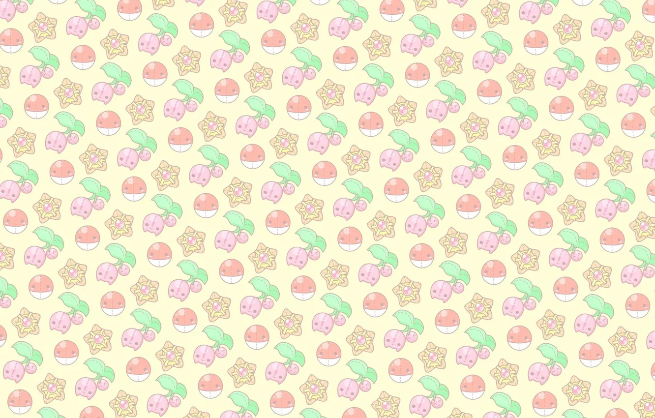 Photo wallpaper background, texture, anime, art, Pikachu, pokemon