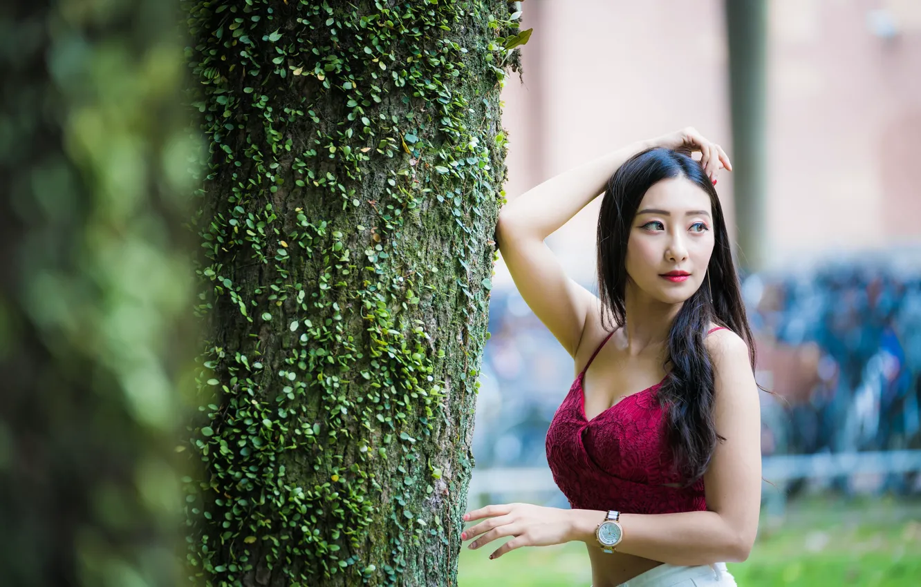 Photo wallpaper summer, face, girl, model
