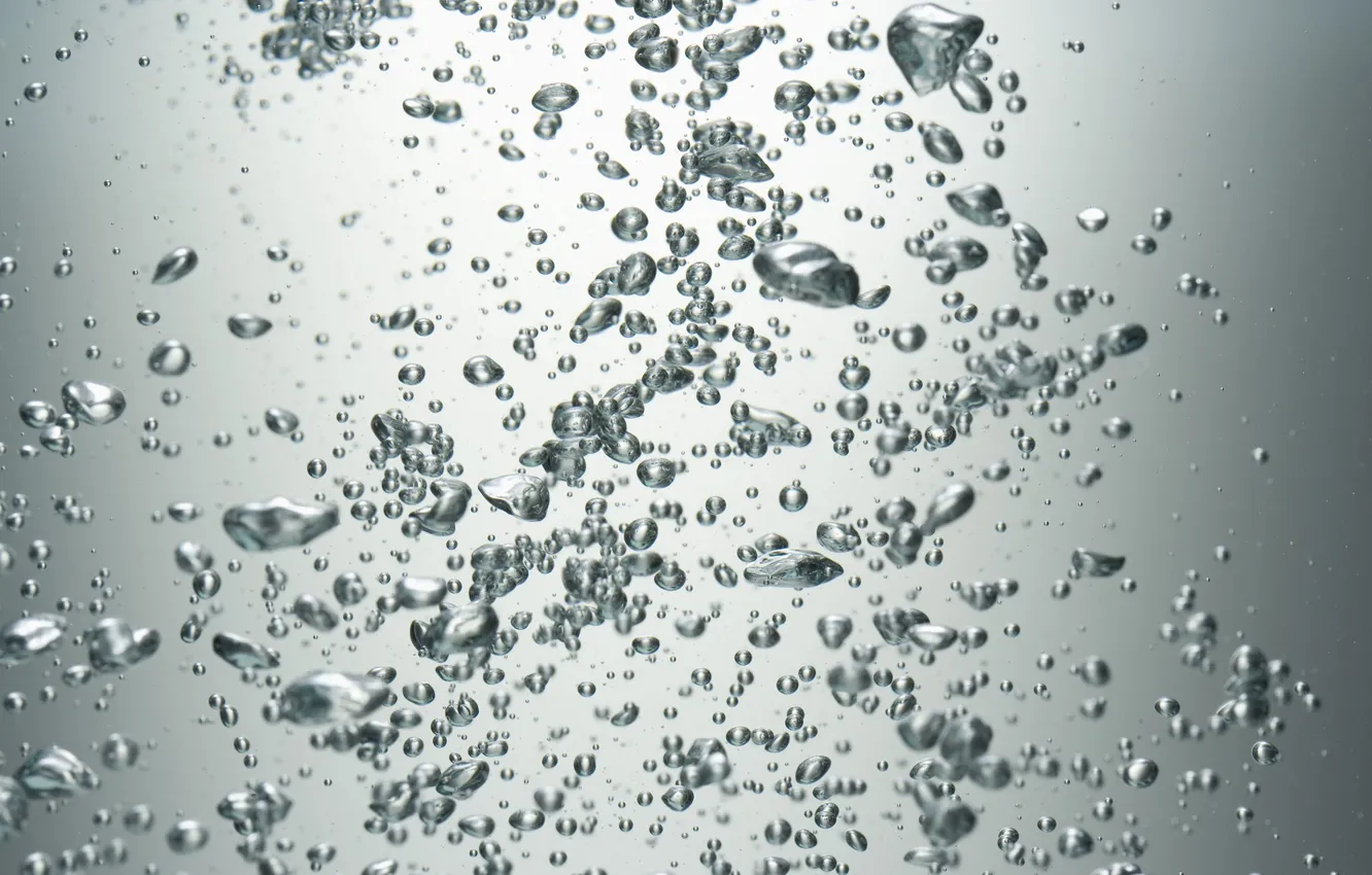 Photo wallpaper water, drops, dark