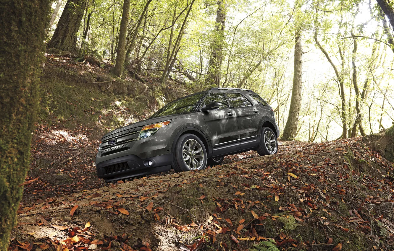 Photo wallpaper Ford, Ford, Sport, Explorer, Explorer, 2015, U502