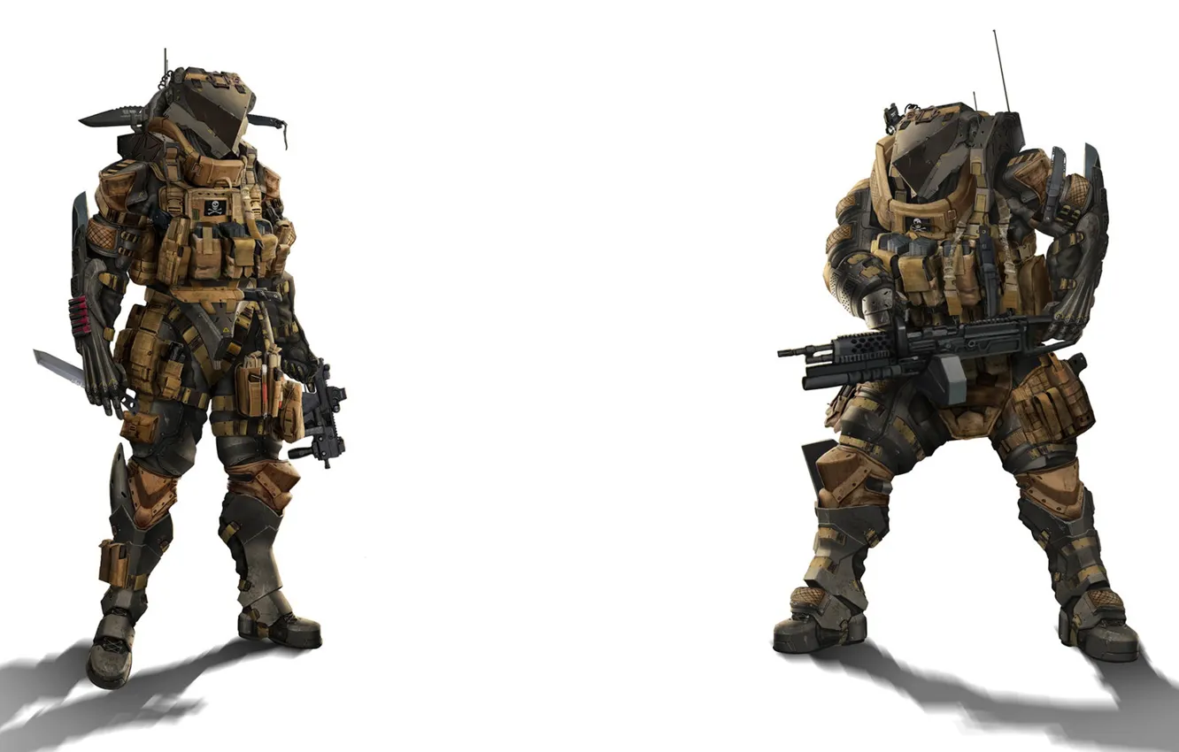 Photo wallpaper game, robot, tank