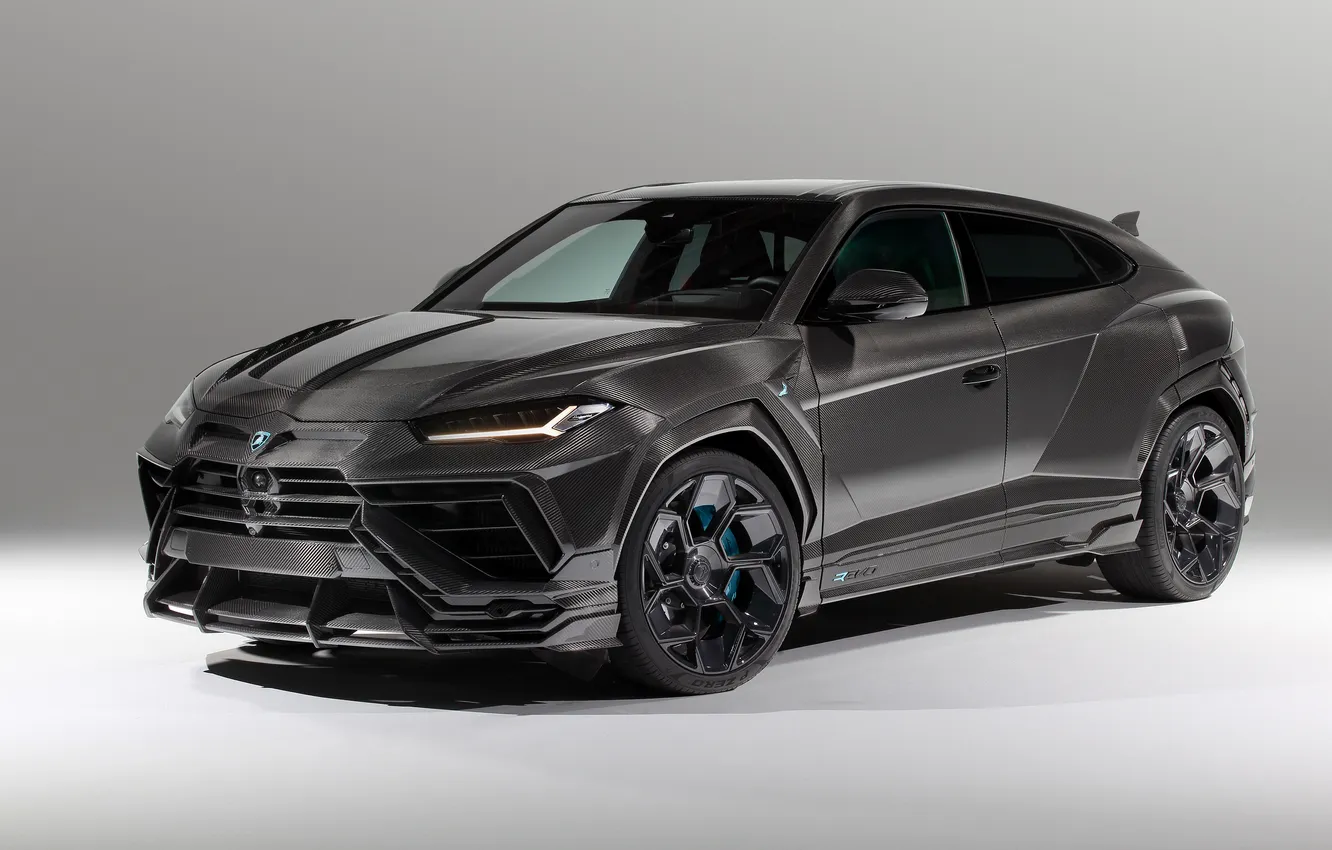 Photo wallpaper Shark, Front, Side view, Carbon Edition, Lamborghini Urus, Top Car, Tuning Car, 2024