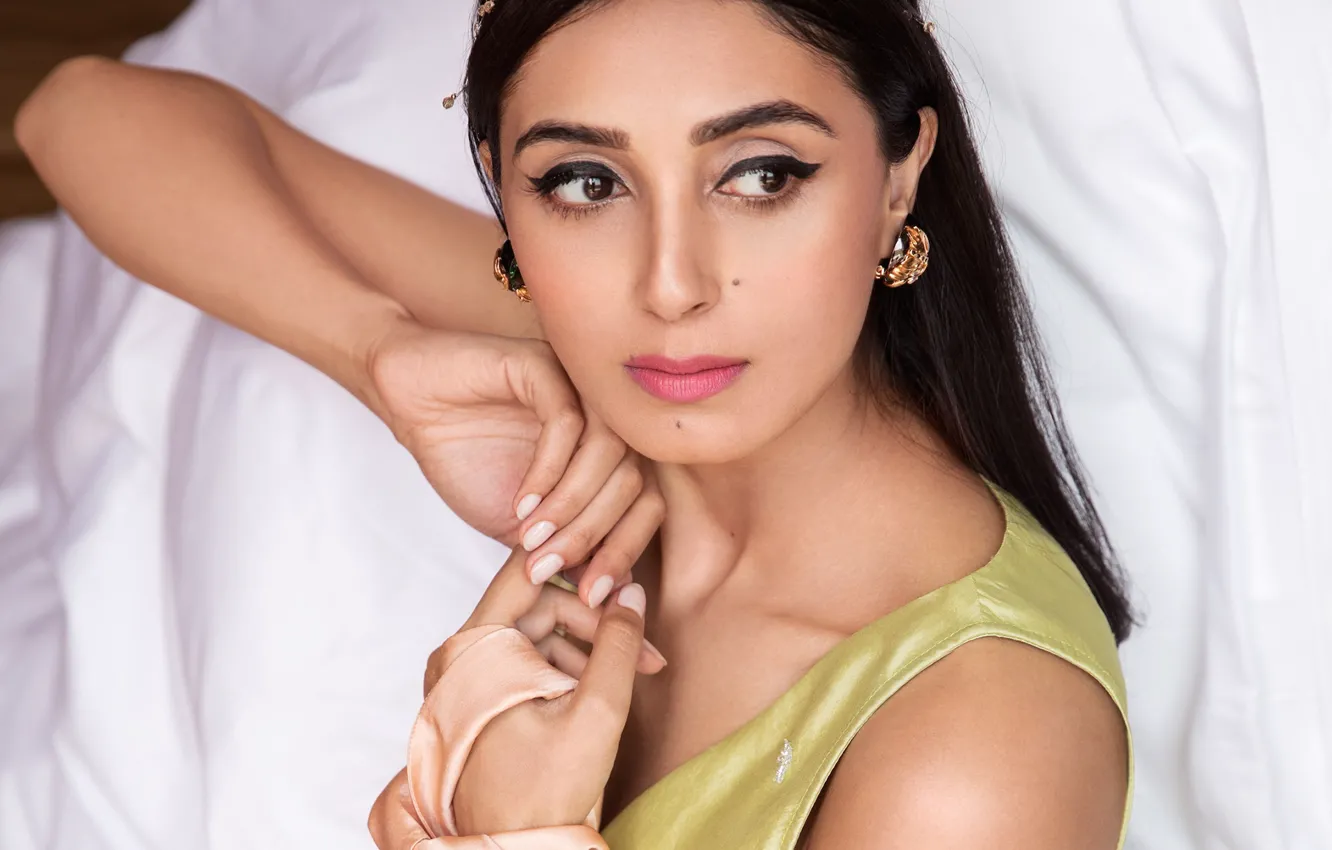 Photo wallpaper girl, hot, sexy, eyes, smile, beautiful, figure, model