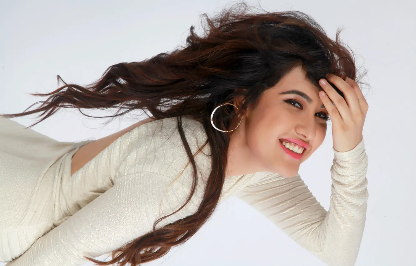 Photo wallpaper girl, hot, sexy, eyes, smile, beautiful, figure, model