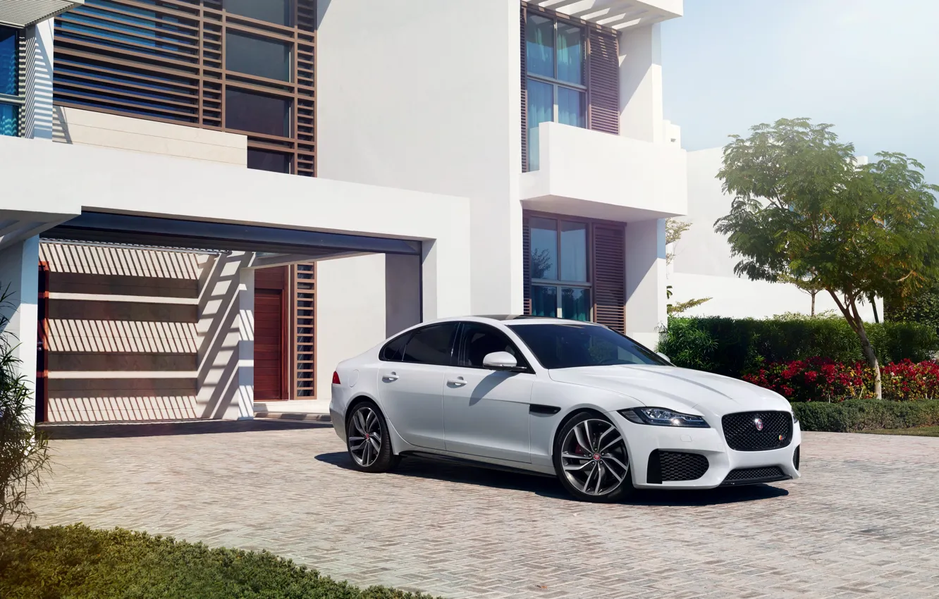 Photo wallpaper Jaguar, Jaguar, AWD, 2015, XF S