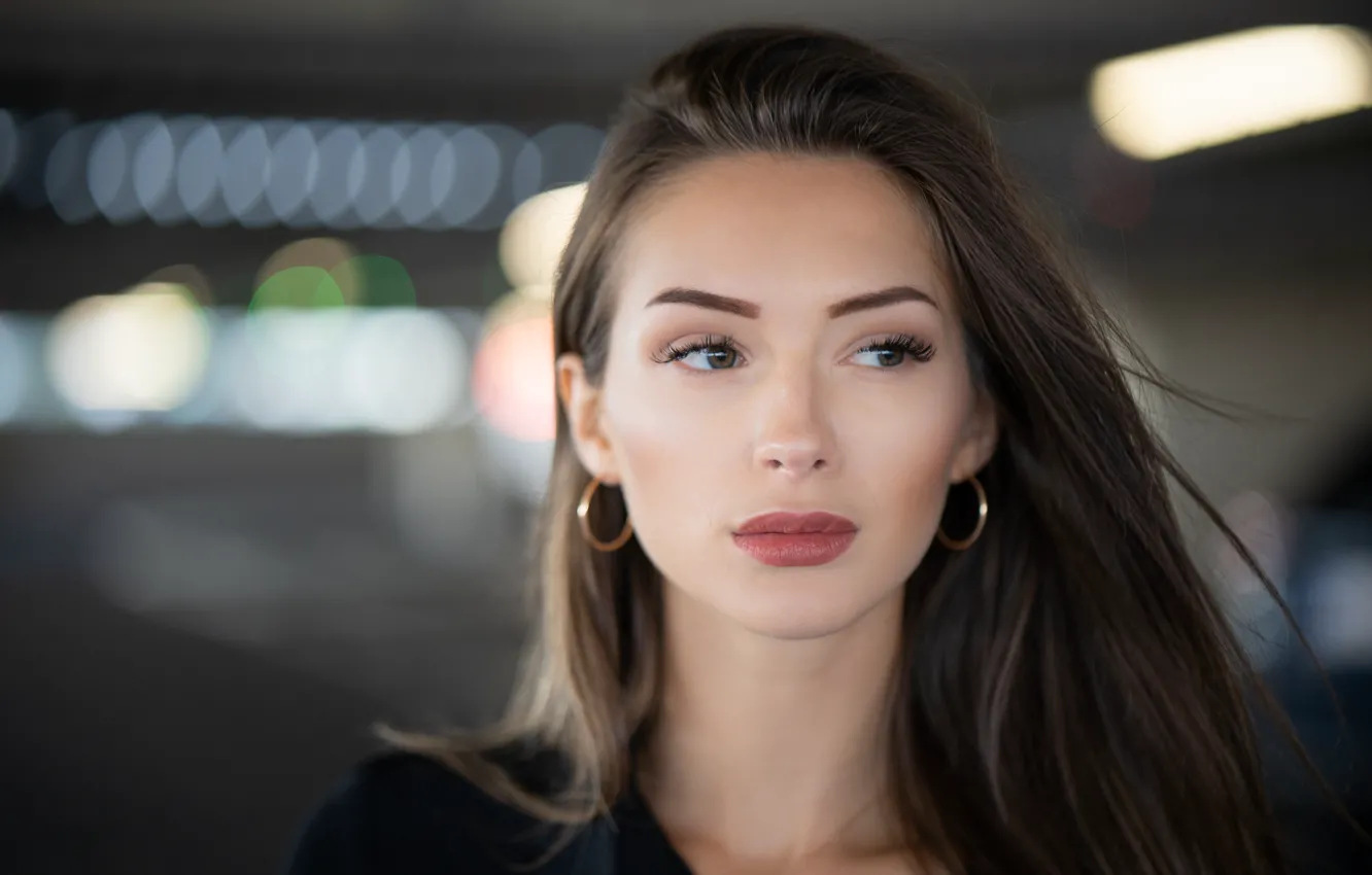 Photo wallpaper girl, face, sweetheart, model, portrait