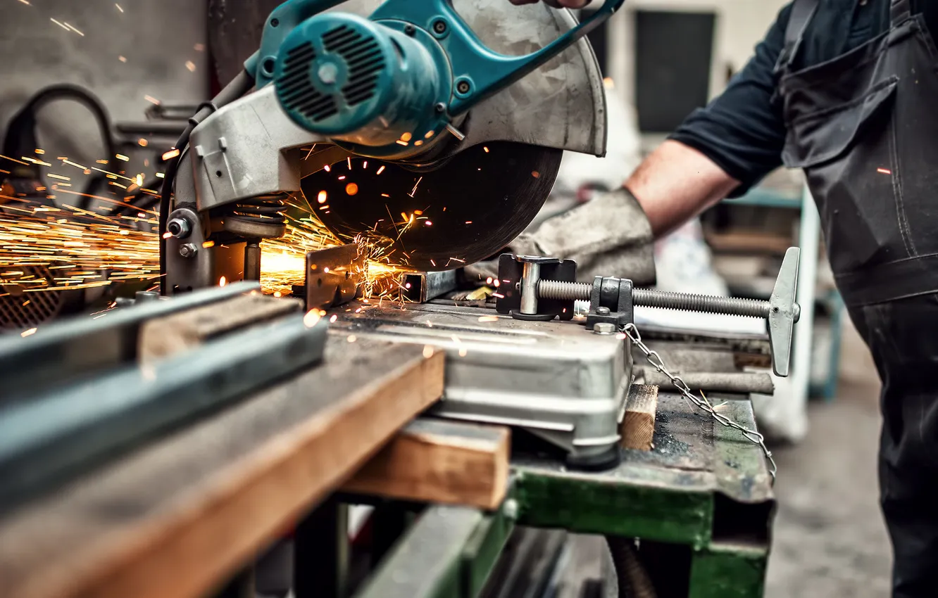 Photo wallpaper blade, steel, metallurgical, circular saw