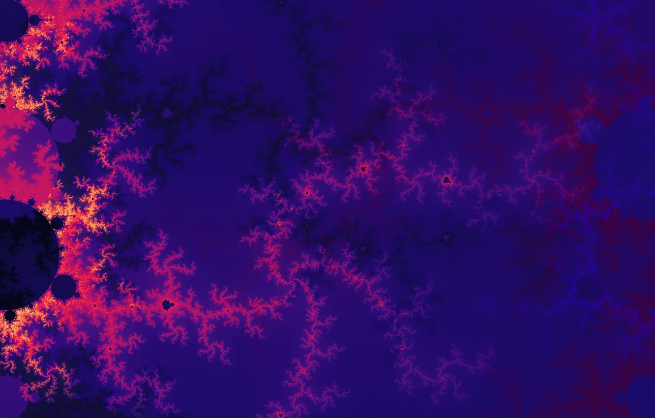 Photo wallpaper color, glow, fractal