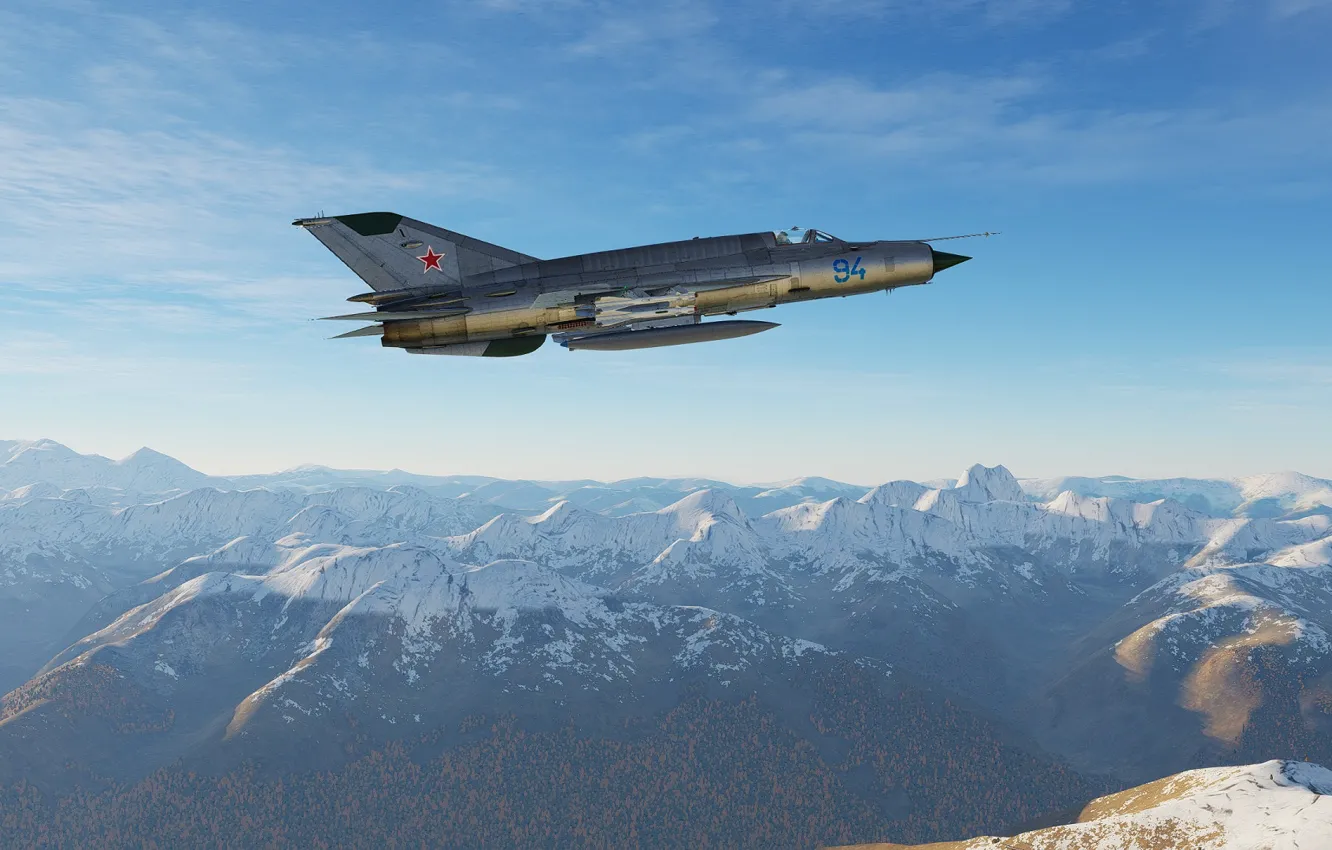 Photo wallpaper KB MiG, MiG-21bis, Frontline fighter