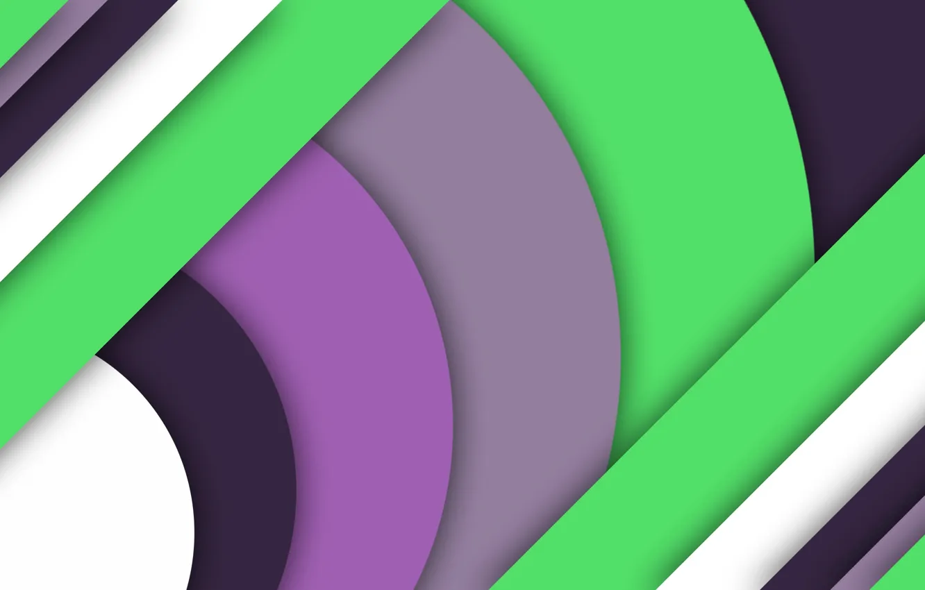 Photo wallpaper white, line, green, lilac, geometry, material
