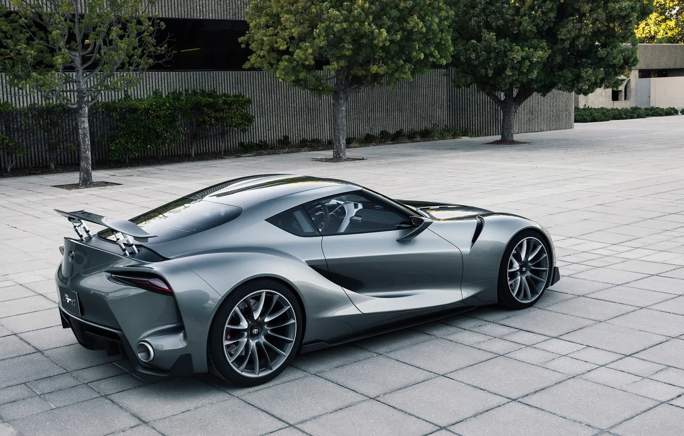 Photo wallpaper Concept, Toyota, Supra, FT-1, Graphite