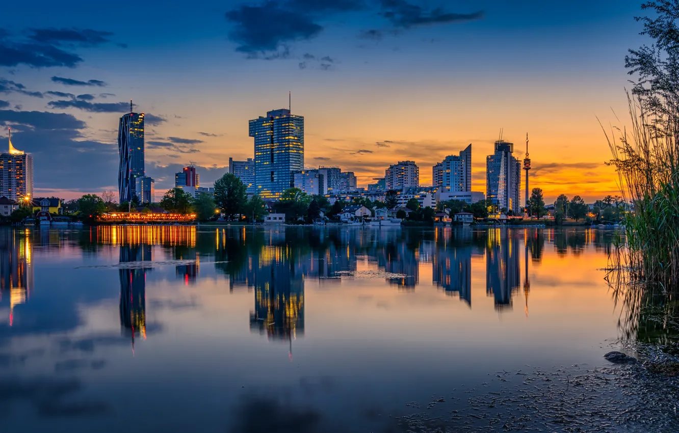 Photo wallpaper home, Austria, The Danube, Vienna