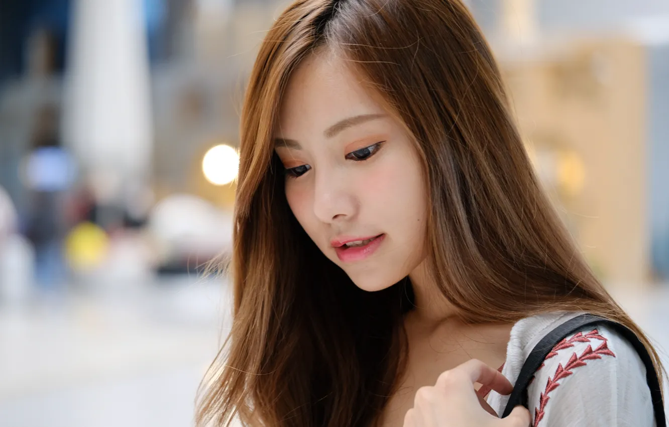 Photo wallpaper China, girl, sexy, girls, woman, model, asian, cute