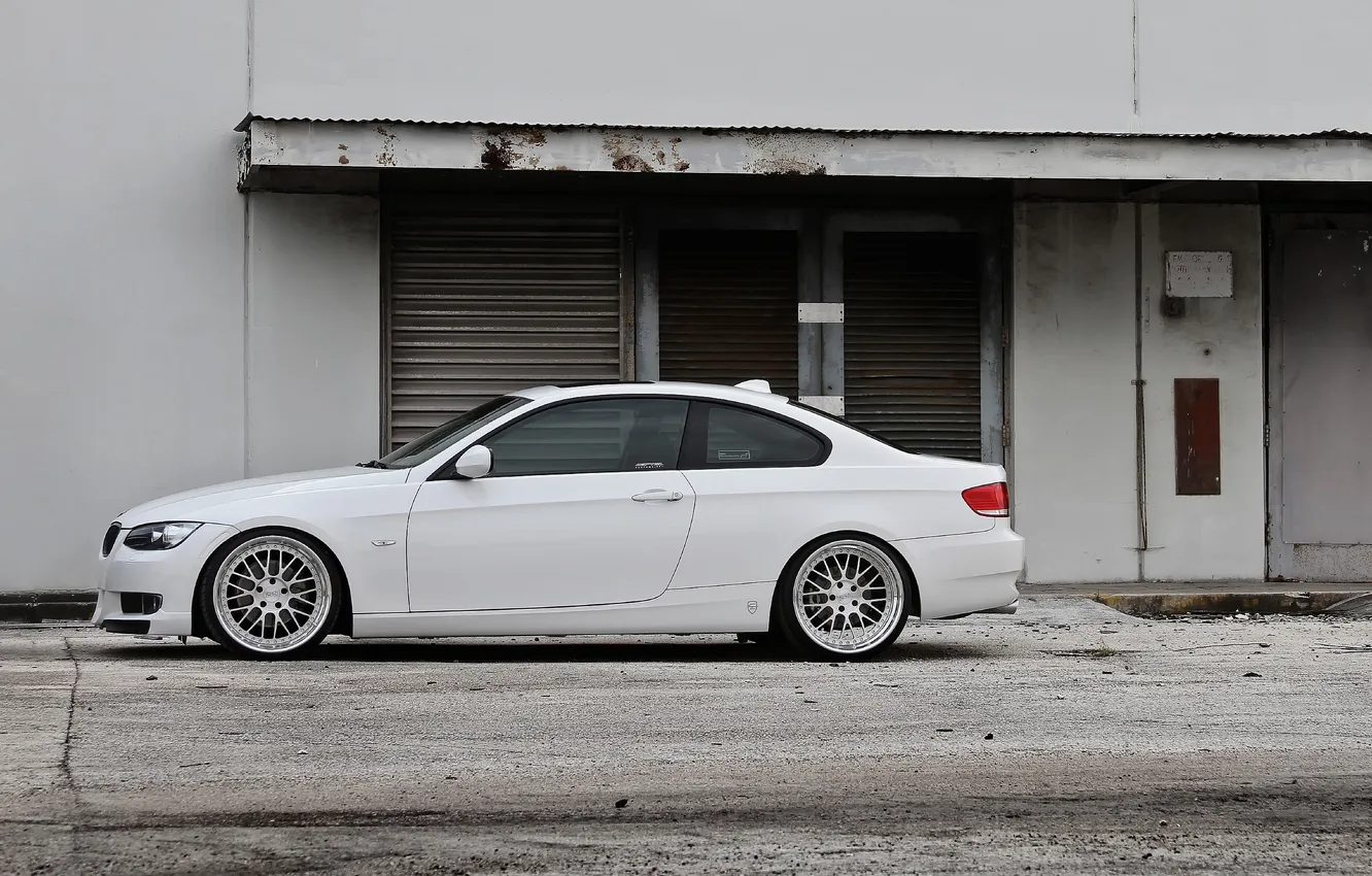 Photo wallpaper summer, asphalt, BMW 328