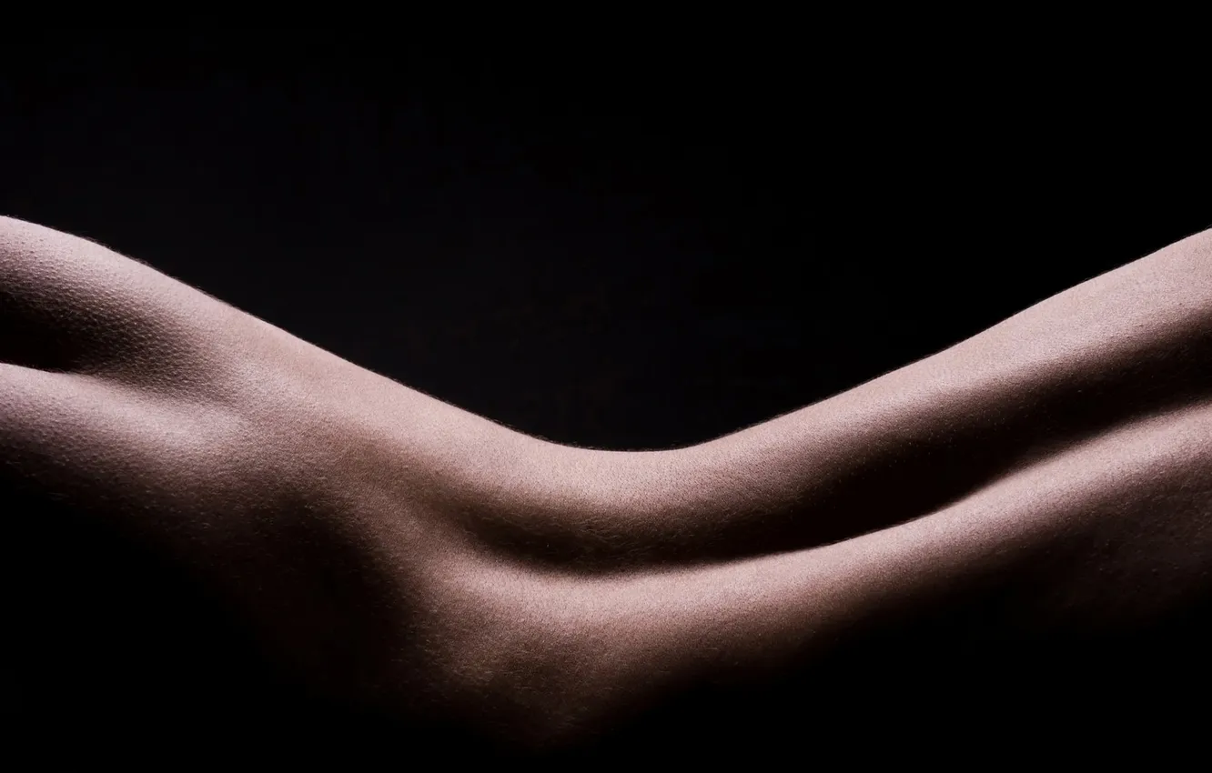 Photo wallpaper ass, background, black, back, curves, waist