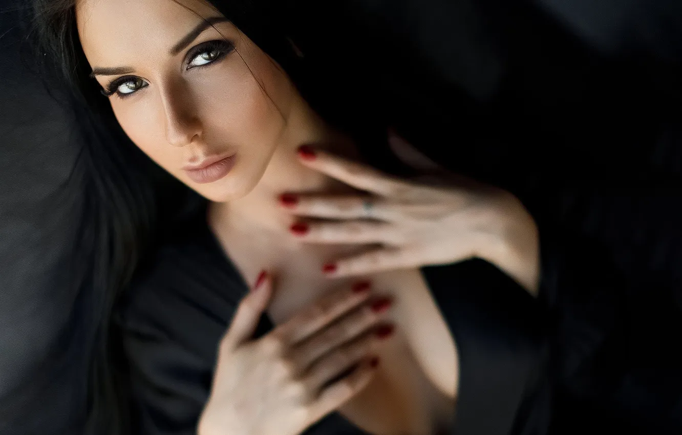 Photo wallpaper girl, sexy, Wallpaper, sweetheart, model, bright, portrait, makeup