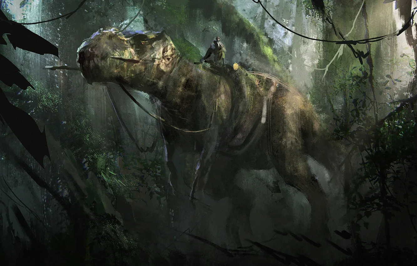 Photo wallpaper T-Rex, dino, dinosaur, Tyrannosaurus
