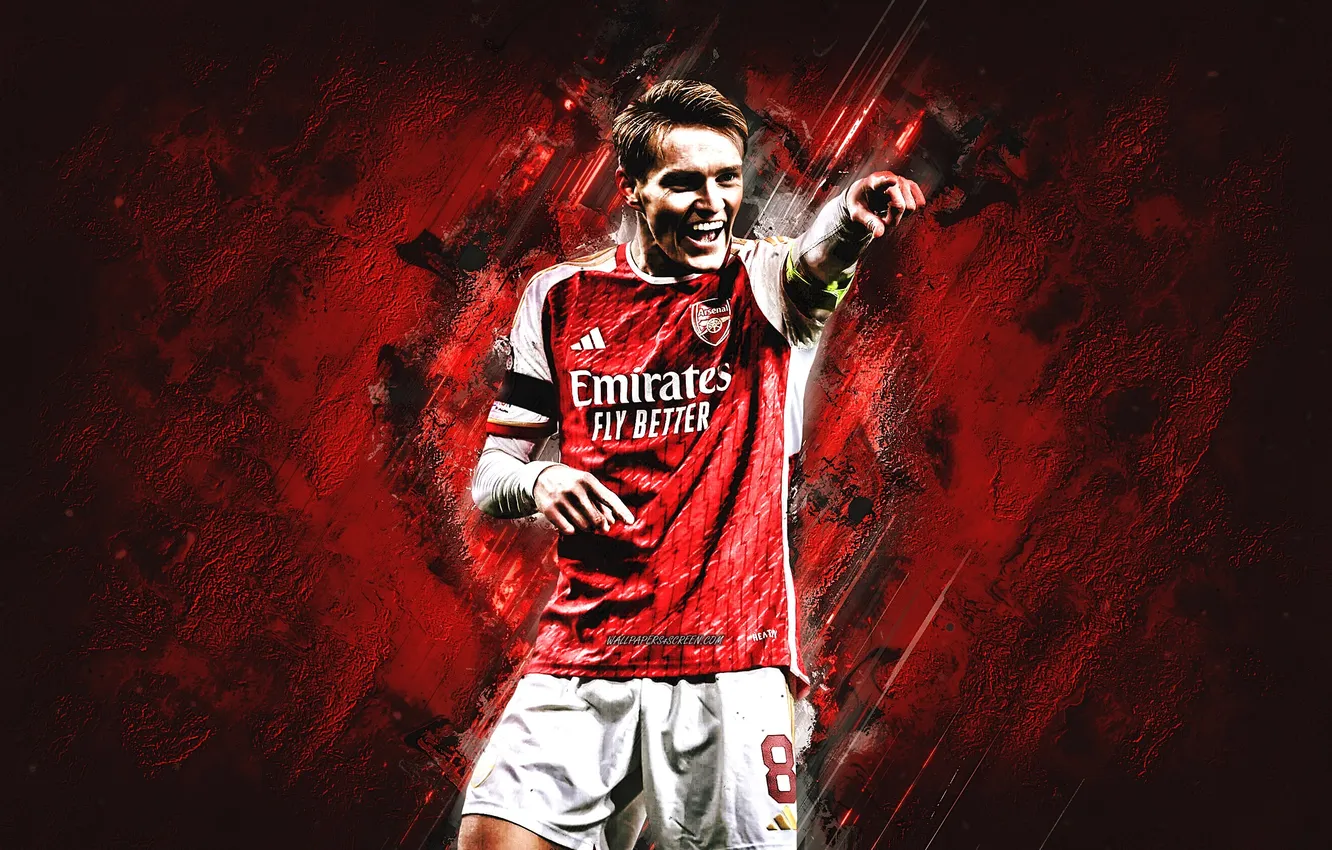 Photo wallpaper football, Arsenal, Norway, gunners, Premiel League, Martin Odegaard, Odegaard