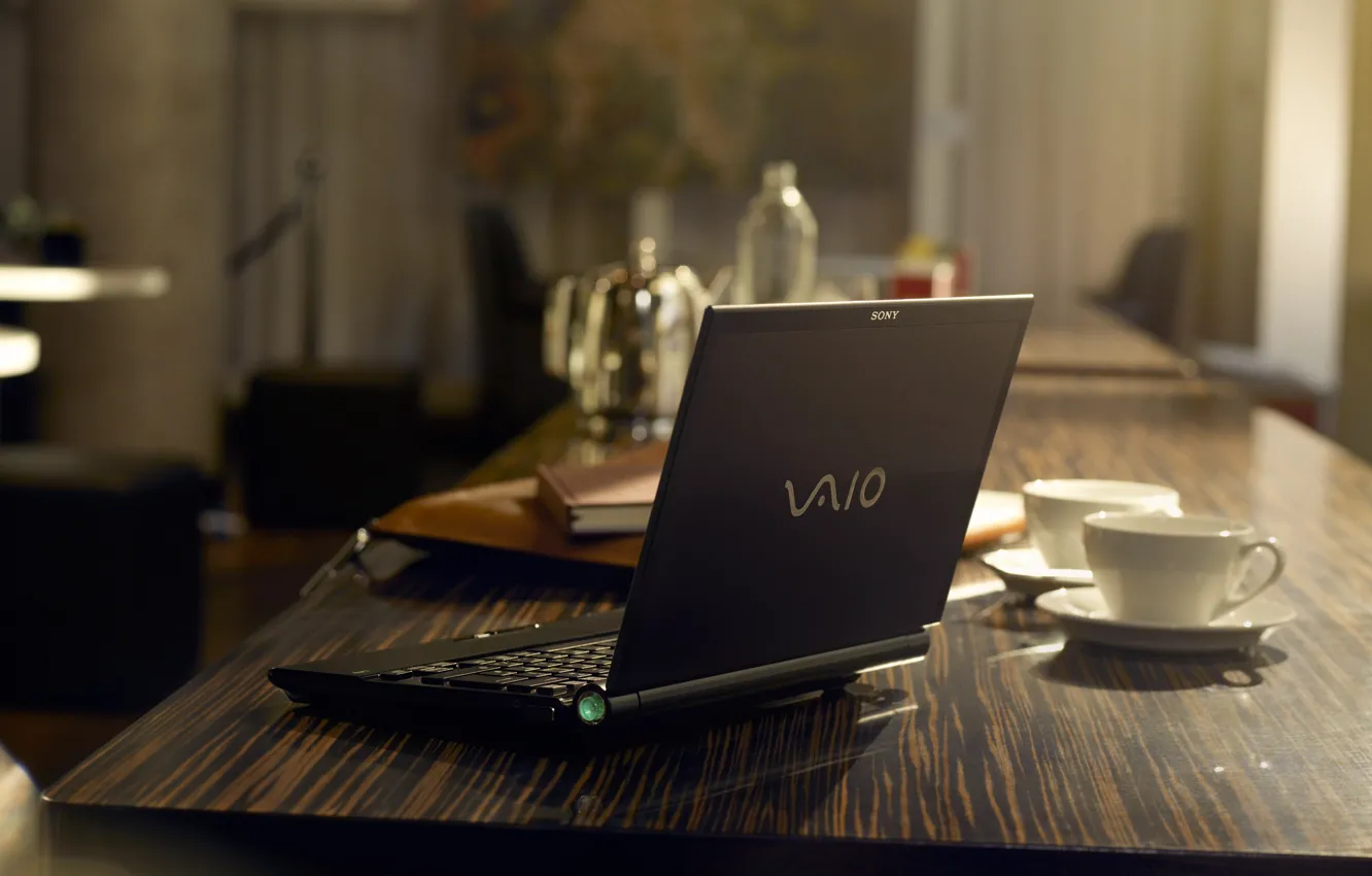 Photo wallpaper laptop, Sony, vaio