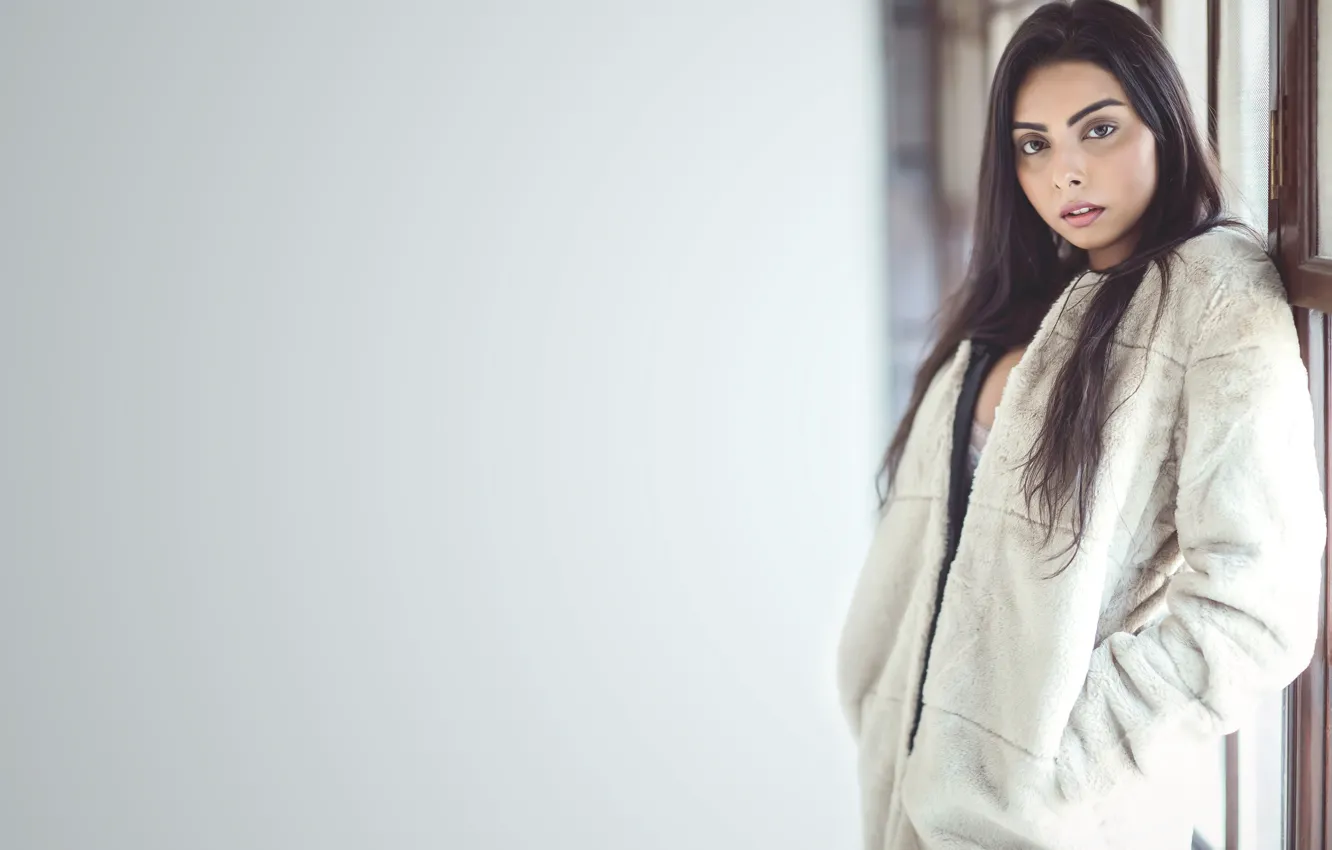 Photo wallpaper girl, hot, sexy, eyes, smile, beautiful, figure, model