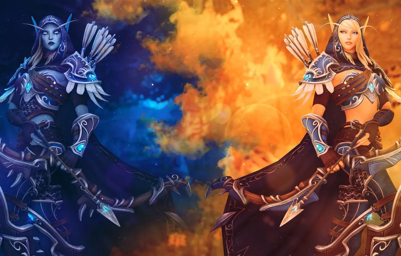 Photo wallpaper World of Warcraft, Blizzard Entertainment, Sylvanas Windrunner