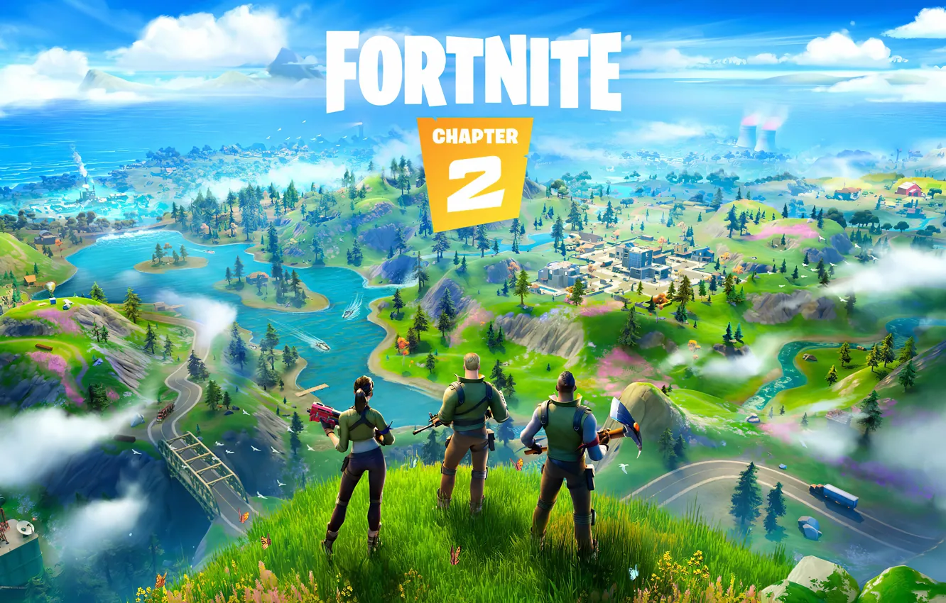 Photo wallpaper Chapter 2, Epic Games, Fortnite, 2019