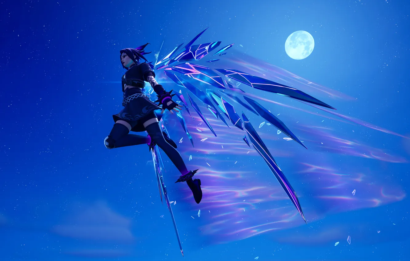 Photo wallpaper Desktop, games, background, Fortnite, 3840x2160, Wallpaper 4k